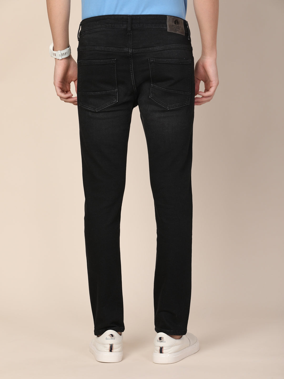MERCHANT MARINE Men Black Skinny Fit Jeans
