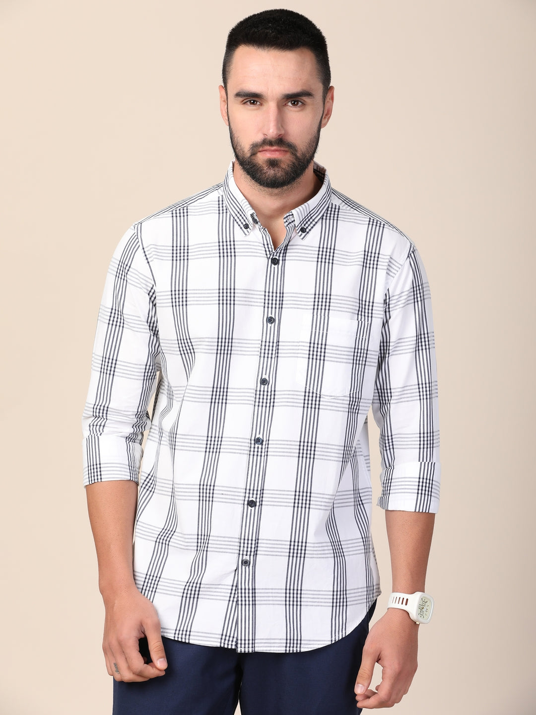 merchant-marine-men-white-classic-slim-fit-checked-cotton-casual-shirt
