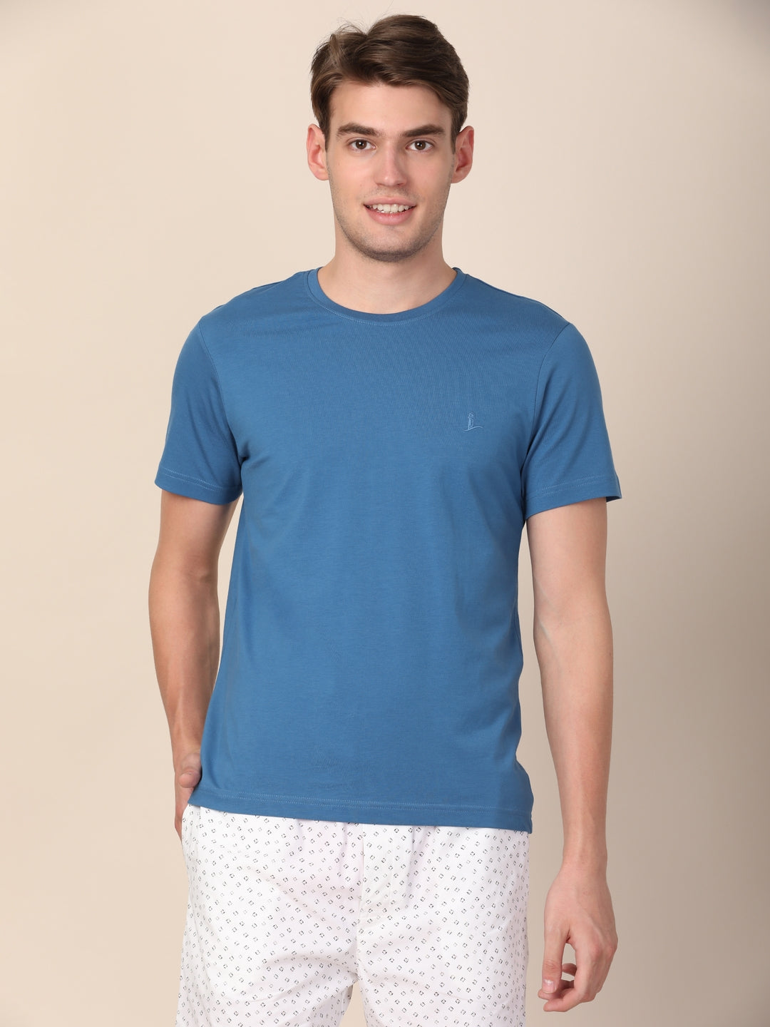 merchant-marine-men-blue-pure-cotton-casual-t-shirt