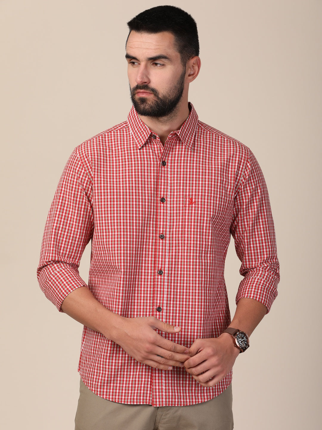 merchant-marine-men-red-classic-slim-fit-checked-cotton-casual-shirt