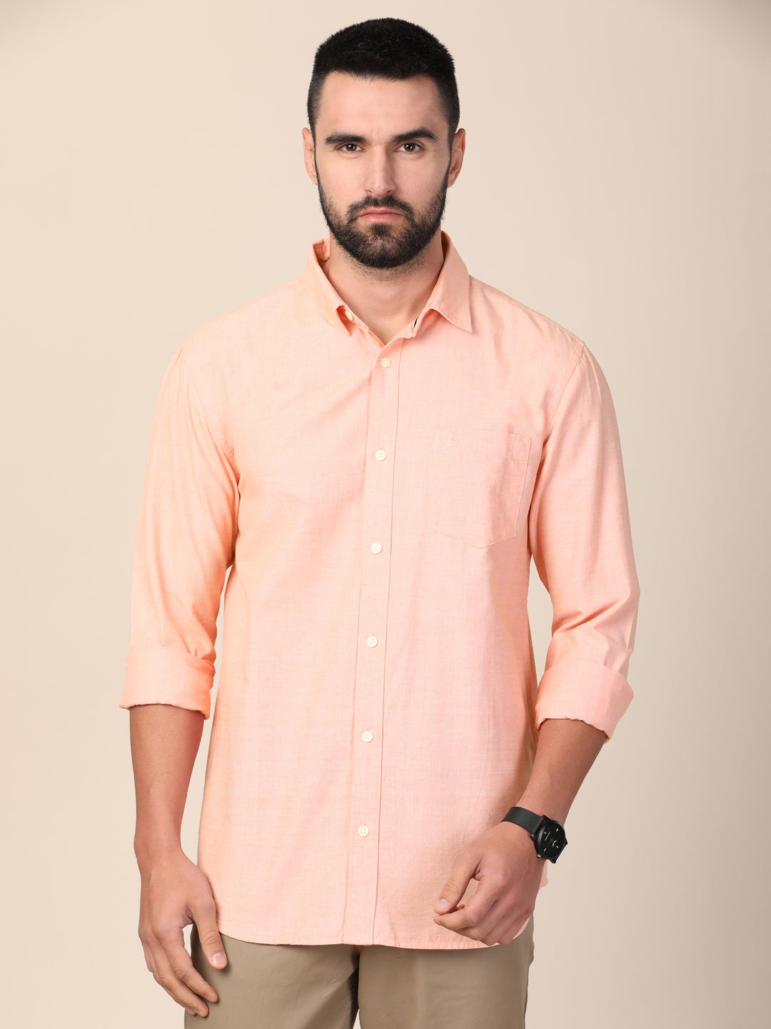 MERCHANT MARINE Men Pure Cotton Regular Fit Formal Shirt