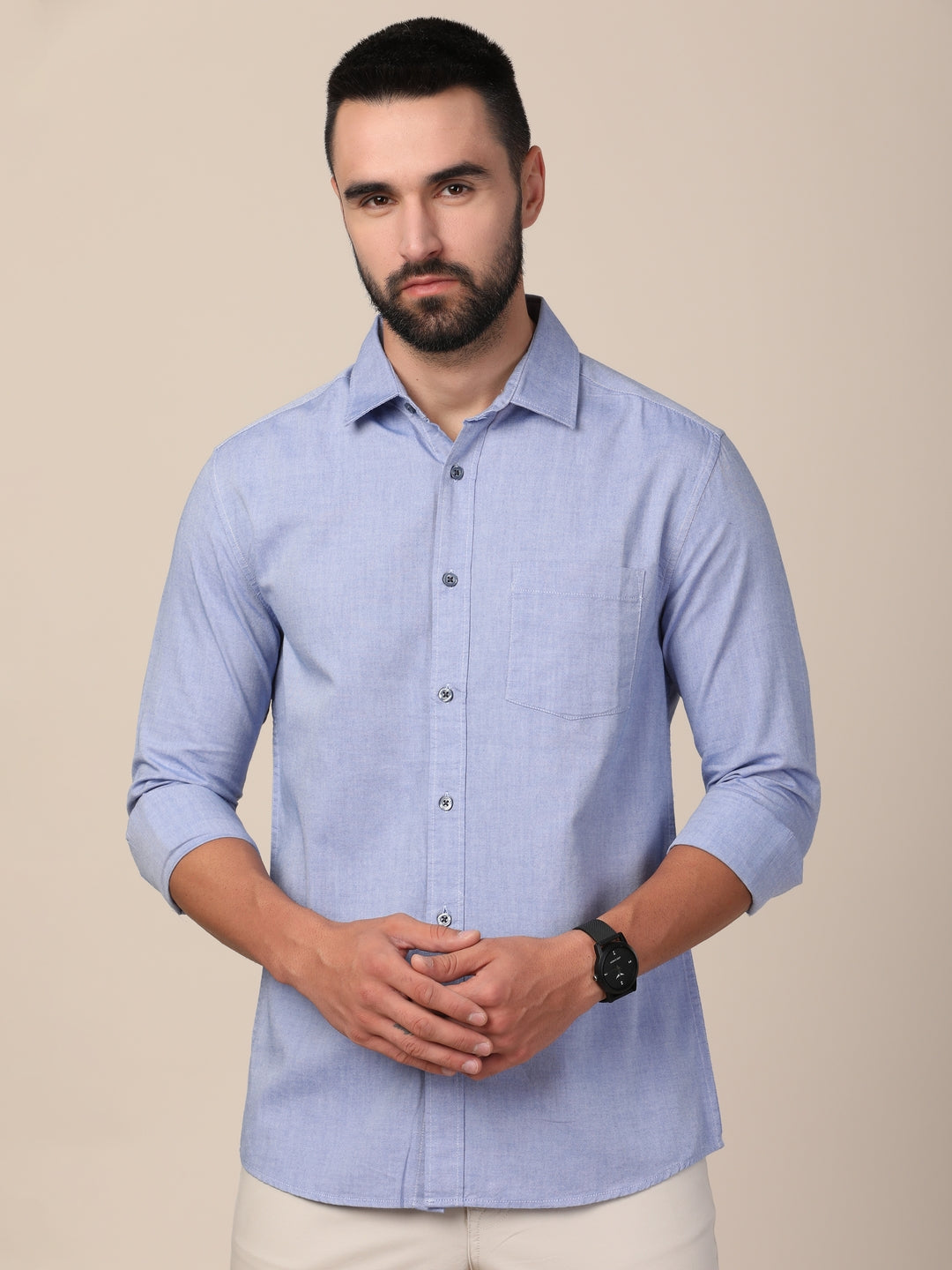 merchant-marine-men-blue-classic-slim-fit-cotton-casual-shirt