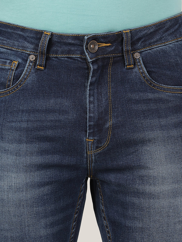 Mens Dark Blue Jeans - Slim Fit Denim Pant