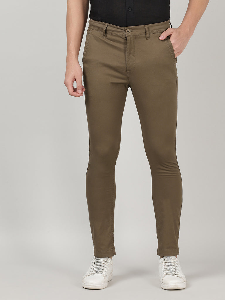 Buy Highlander Grey Tapered Fit Solid Chinos for Men Online at Rs739   Ketch