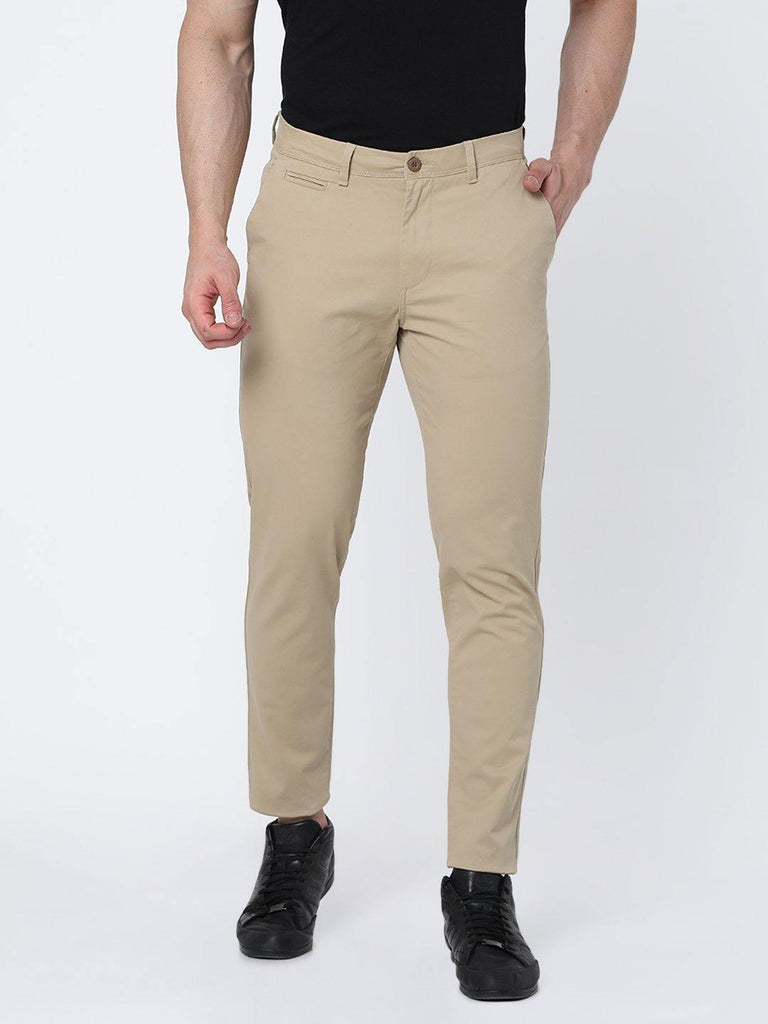 Buy Men Navy Regular Fit Solid Casual Trousers Online  797226  Allen Solly