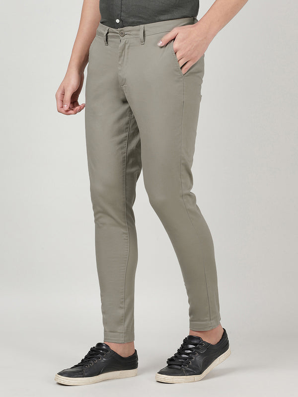 Men's Lightweight Tapered Slim Fit Chino -  Dark Beige