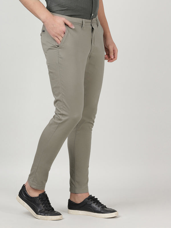 Men's Lightweight Tapered Slim Fit Chino -  Dark Beige