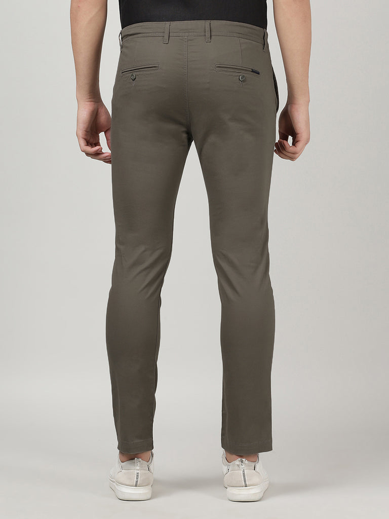 Buy Cantabil Grey Cotton Regular Fit Checks Chinos for Mens Online  Tata  CLiQ