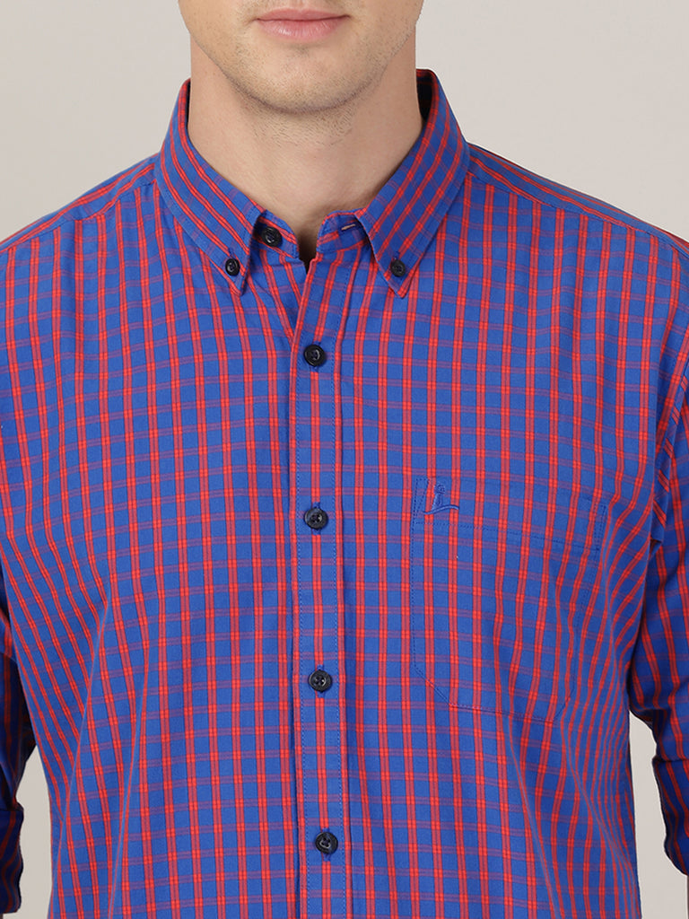 Buy Slim Fit Cotton Check Shirts for Men Online